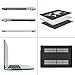 iLeadon for MacBook Pro 13 inch Case M2 2022, 2021, 2020-2016 Release A2338 M1/A2289/A2251/A2159/A1989/A1706/A1708, Plastic Hard Shell Case + Keyboard Cover & Screen Protector, Black Map