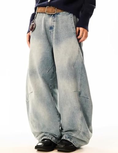 Y2k Baggy Jeans Wide Leg Dance Skateboard Pants Loose Fit Trousers Streetwear3