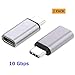 Produktbild Typ C männlich zu weiblich-Konverter (2) 10Gbps SuperSpeed USB 3.1 Typ C Mini USB C Verlängerung Adapter Daten Sync Converter für Apple MacBook 30,Nexus 6P, Meizu Pro5, Etc