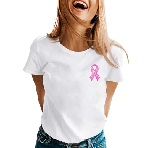 Tee shirt Octobre Rose enfant pour les sorties estivales décontractées en famille