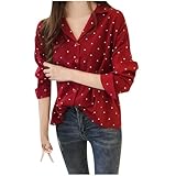 Pullover Damen Baggy Schwarze Sportliche Kurzer Stil Straight Slim Fit Women's Clothing Loose Schön Und Modisch Modern Klamotten Fashion Sommer rot 4XL