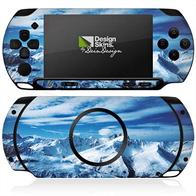 Sticker Sony PSP Street E1004 pour masquer les rayures de coque motif montagne