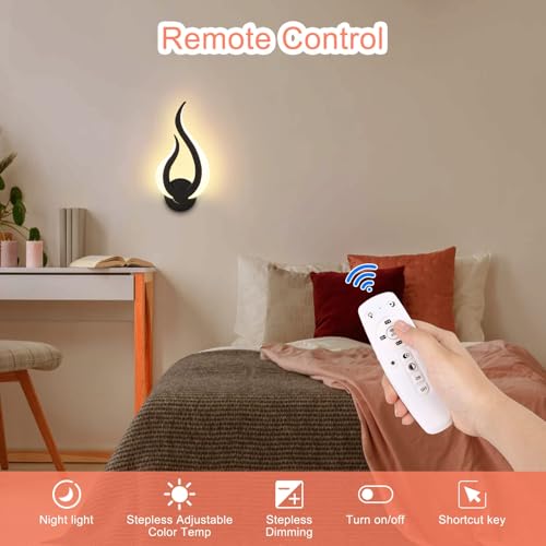 Apliques de Pared LED Regulable Lightess con Mando y Control por App para Sala 3