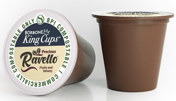 Miniatura 6 de Caffè Borbone Medium Roast Compostable K-Cup Coffee Pods for Keurig Brewers - Ravello Blend, Fruity and Velvety Italian Coffee - 72 Count (6 Packs