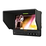 Professional Monitor Lilliput 7'' 663/O Color LCD Monitor TFT / Input Signal: HDMI, YPbPr, Composite, Audio (L/R), Tally / QM91D F970 Battery Plate / Resolution: 1280×800