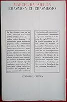 Erasmo y Erasmismo 8474230330 Book Cover