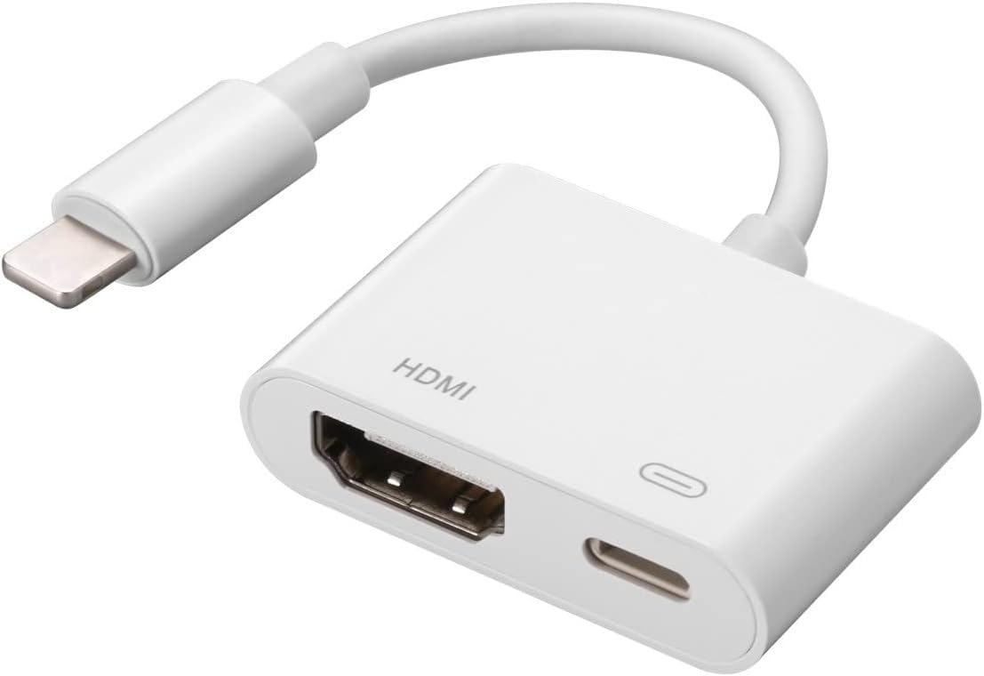 Amazon | QISI iPhone HDMI変換ケーブル 給電不要 1080P iPhone iPad