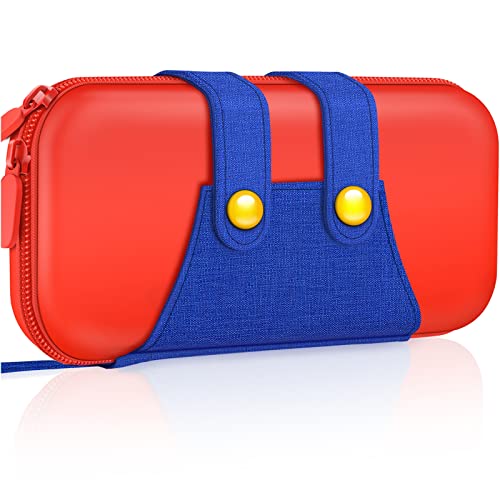 Switch Case Compatible with Nintendo Switch and Switch OLED Console, Switch Carrying Case Portable Travel Carry Case for Switch/Switch OLED, Protective Hard Shell Switch Carry Case for Girls & Boys