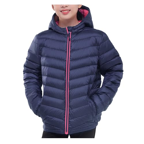Image of Rokka&Rolla Girls' Ultra Lightweight Packable Down Puffer Jacket Coat