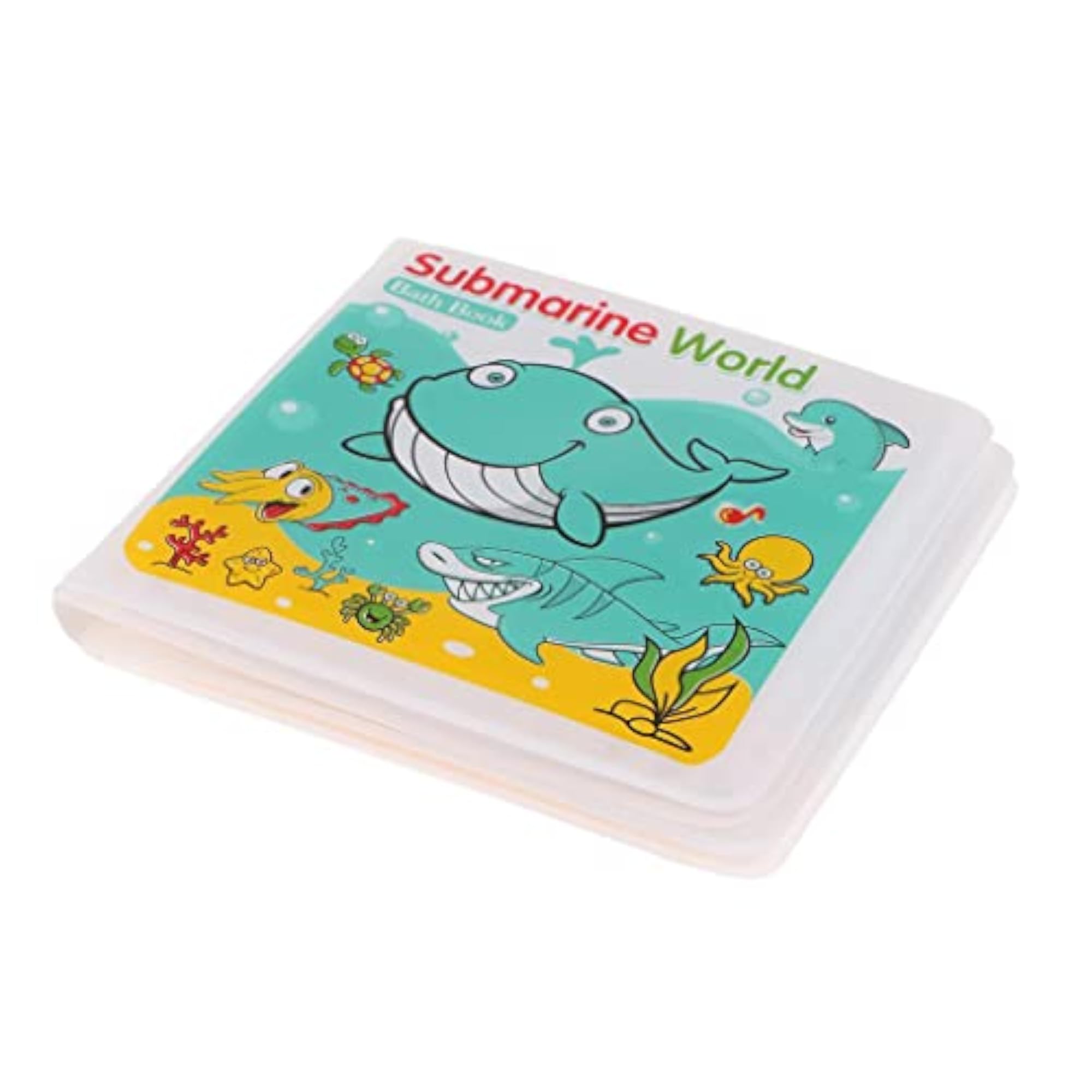 Waterproof Kids Shower Bath Book, Submarine World
