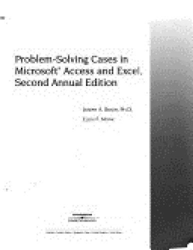 Problem-Solving Cases in Microsoft Access and E... 0619215992 Book Cover