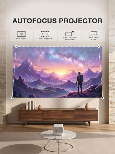 Portable Smart Projector 4K Support