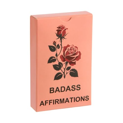 Lapsia Badass Positive Affirmation Cards for Women – Funny Self-Care Birthday & Easter Gifts