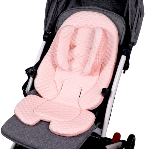 Image of KAKIBLIN Infant Car Seat Insert, Baby Car Seat Cushion, Car Seat Pad Support for Newborn, Universal Car Seat Insert for Strollers, Car Seats, High Chairs and Swings