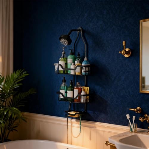 Étagères de salle de bain amovibles pour optimiser l'espace douche