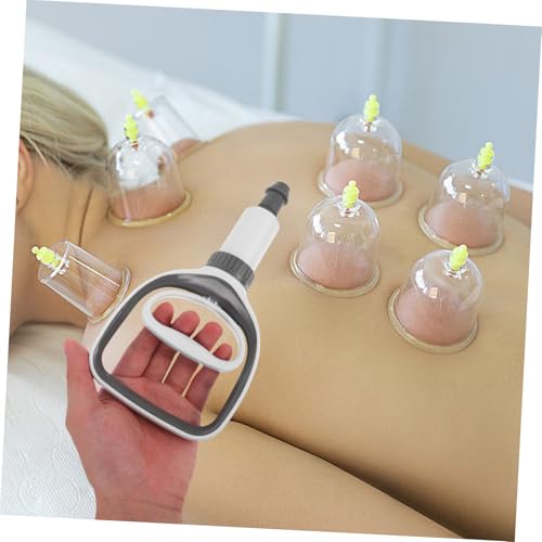 Bomba manual de vacío portátil para terapia de ventosas corporal para alivio del dolor y relajación miniatura 5