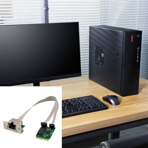 Tarjeta Ethernet M.2 A+E 2.5G RTL8125B Adaptador PCI Express de Redes Industriales Control Fácil Instalación miniatura 4