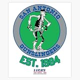 San Antonio Gunslingers Football Bumper Sticker Vinyl Decal 5"