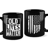 Silkwishes Old Lives Matter Funny Coffee Mugs 11oz - Birthday Gift for Men