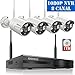 Produktbild 2020 Neu Kabelloses Überwachungssystem System, WLAN Überwachungskamera Set, CCTV Outdoor Überwachungssystem Kabellos Mit 4 720P Innen/Außen Überwachungskameras mit Bewegungsmelder, 1TB Festplatte