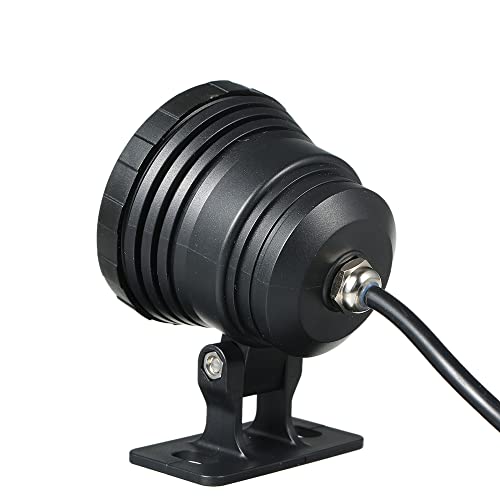 Domary AC/DC 12V 10W RGB LED luz subaquática lâmpada submersível com controle remoto 16 cores mudand
