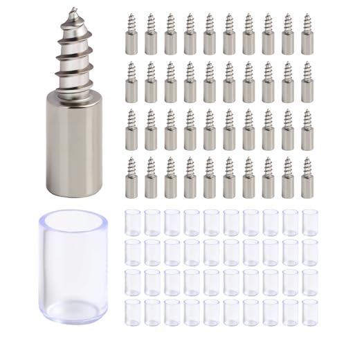 40 Pièces Taquet Etagere Autotaraudeur avec Protection en Silicone, Supports D’étagère Métal...