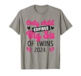 Only Child Promoted To Big Sister Of Twins 2024 T-Shirt
