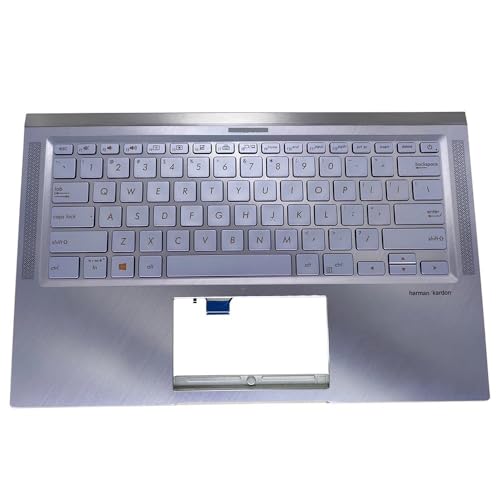 ZenBook 14 UM431 UM431DA UX431FA UX431FLp USp uW obNCgL[{[h 啶 gbvP[X p[Xg 90NB0MB1-R30US0(BR sliver)