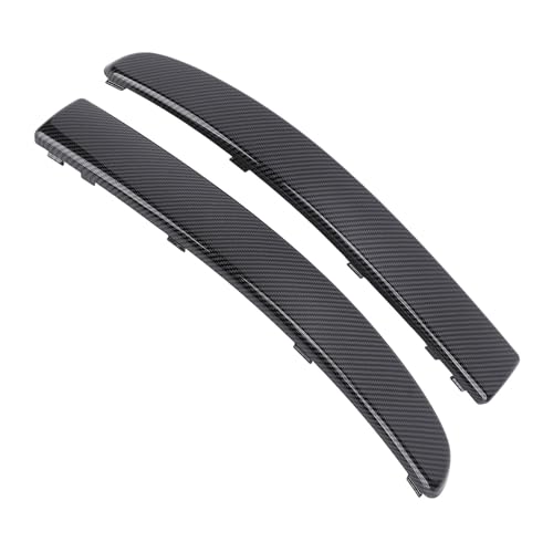 Moldura de parachoques delantero con diseño exclusivo de fibra de carbono en dos unidades