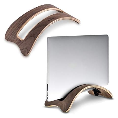 Soporte Universal para MacBook y Notebook de Madera Nogal Cover