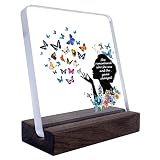 CSWLJS Home Office Desk Decor Sign She Remembered Who She Was and The Game Changed Storm Girl Gifts