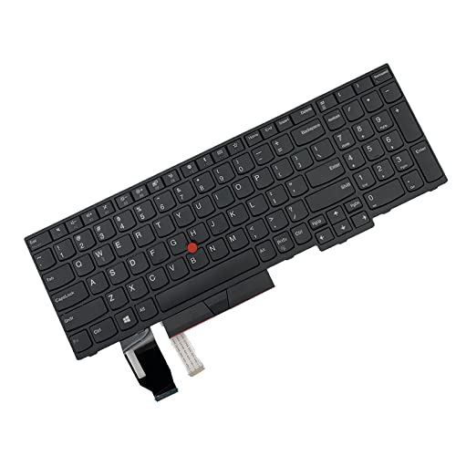 Laptop Replacement US Layout Keyboard for Lenovo Thinkpad E580 E590 T590 L580 L590 Moon2020 Laptop Replacement Keyboard for IBM Thinkpad P72 P53 P73 P52