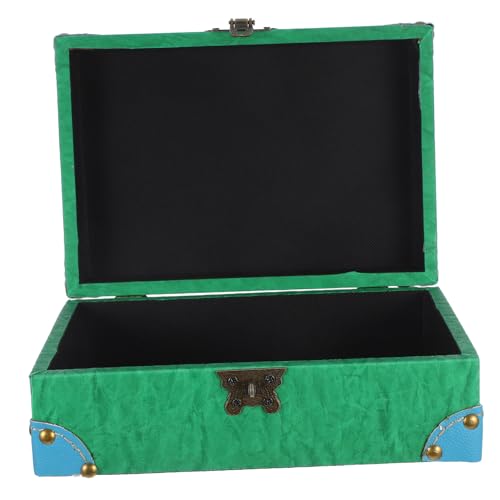Alipis Vintage Style Lockable Jewelry Box Small Treasure Chest Decorative Organizer