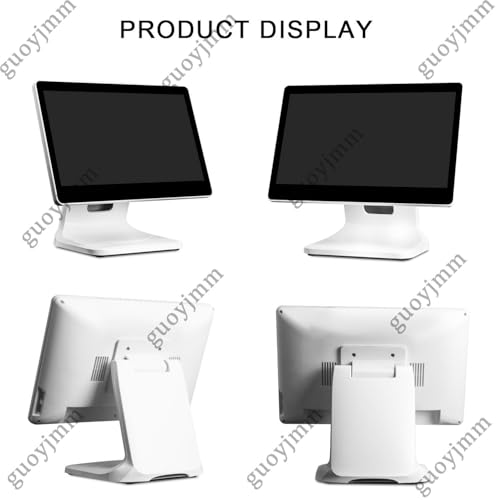 Image of Touch Screen Cash Register Monitor, 15.6 inch Touchscreen, All-in-One Cash Register, Adjustable Angle for Retail, Restaurant, 4GB RAM, 64G SSD, Hardware Only