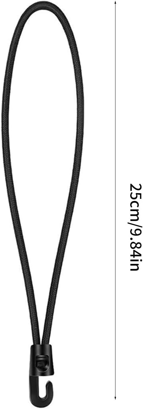 20pcs Bungee Cord Expander Tarpaulin Tensioner Straps Strong Elastic Tie Down Rope with Hook for Camping, Tarps, Tents Tarpaulin Tensioner Fastening Straps