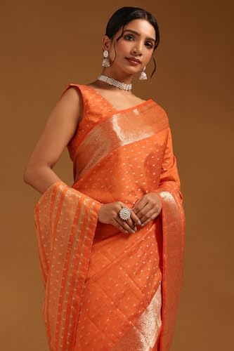 Image of Soch Womens Art Silk Zari Woven Saree