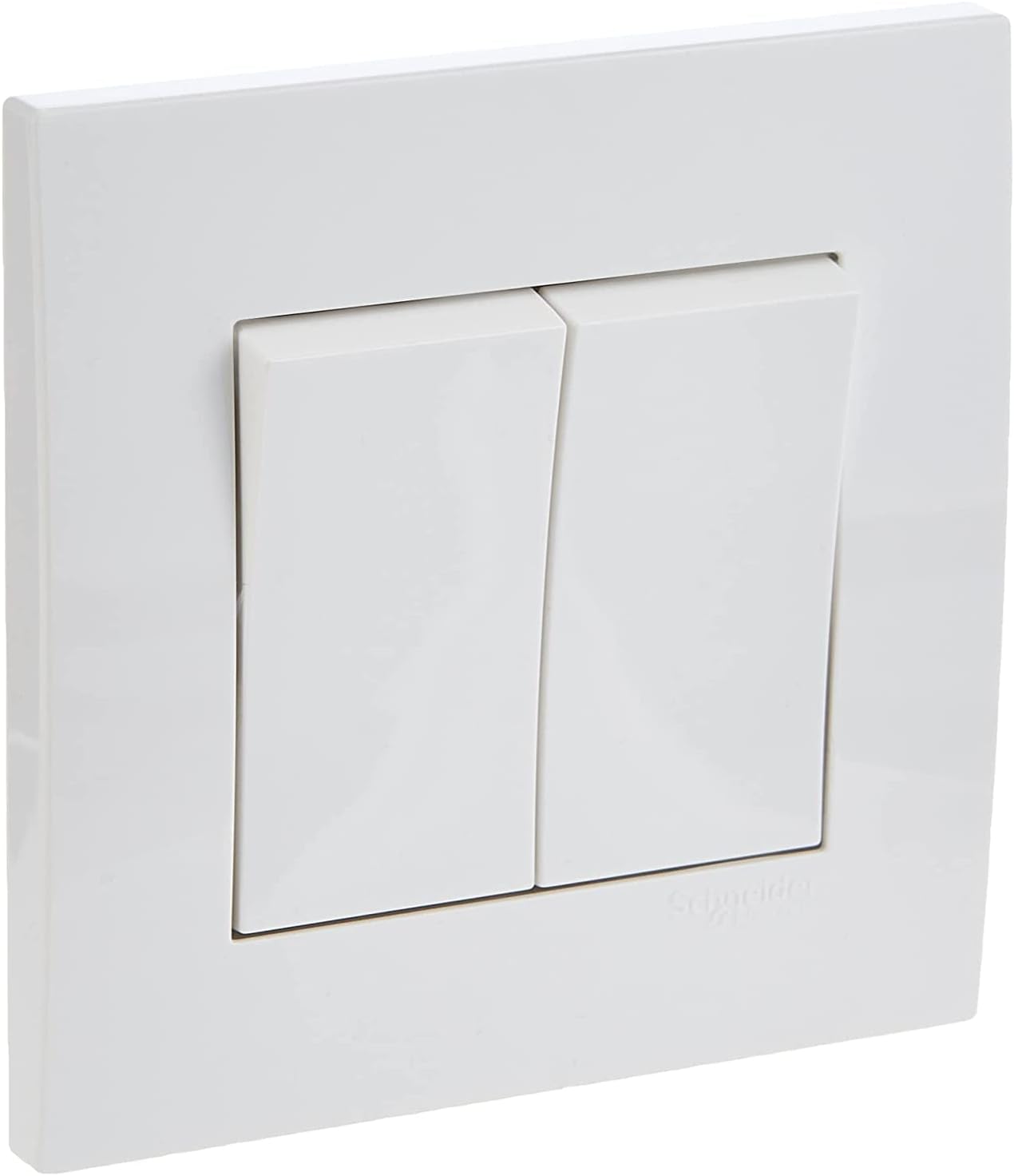 Schneider Electric KB32R_1 Vivace White - 1-way plate switch 2 gang - 16AX - white