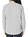 Amazon Essentials Men's Regular-Fit Long-Sleeve Casual Poplin Shirt, Grey Gingham, Medium