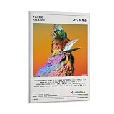 ZANLIART Flume Palaces Album Cover Canvas Print Music Poster for Room Aesthetic Frame:16x24inch(40x60cm)