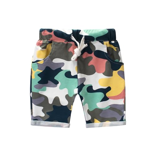 Toddler Boy's Summer Knit Shorts Camouflage 2-3 Pack4