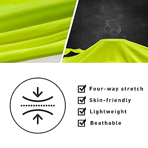 image for Dooy Men's Cycling Bike Jersey Winter Thermal Biking Shirt Long Sleeve