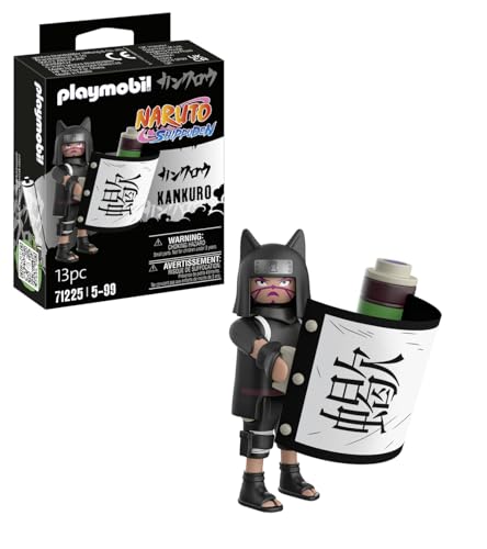 Playmobil 71225 Kankuro - Naruto Shippuden - Comprend Le Personnage de Kankuro avec Un parchemin de Techniques Ninja - Dès 5 Ans