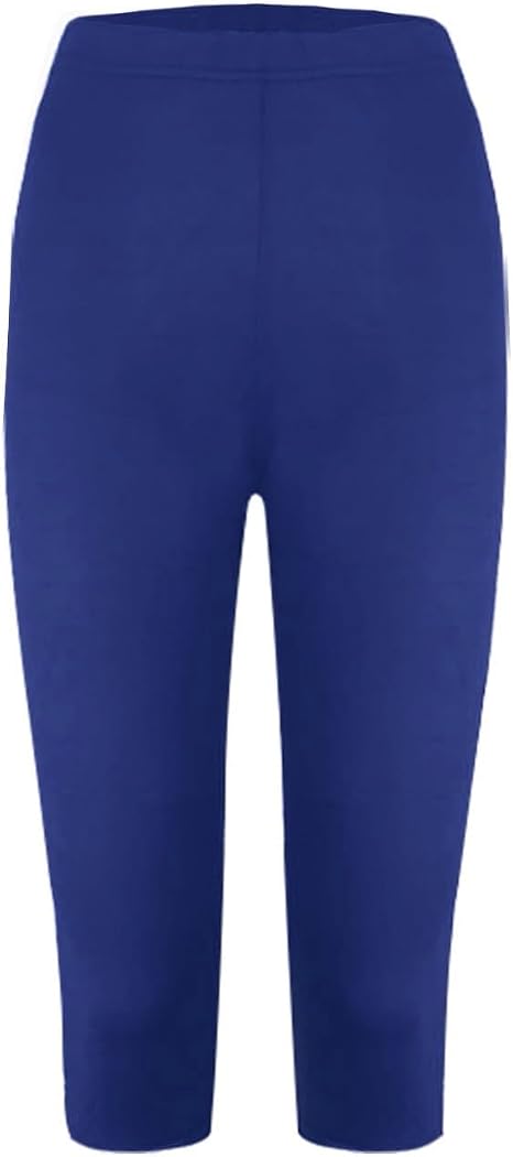 Damen Hose Unter Rock Kurz Leggings 3/4 Sport Capri Leggins - Elastisch