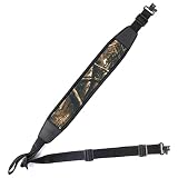 HUNTPAL 2 Point Gun Sling Shotgun Sling Rifle Sling with Removable Steel Swivels, Hunting Shooting G