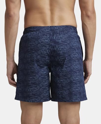 Image of Jockey US57 Men Super Combed Mercerized Cotton Woven Printed Boxer Shorts with Side Pockets (Pack of 2, Prints May Vary)