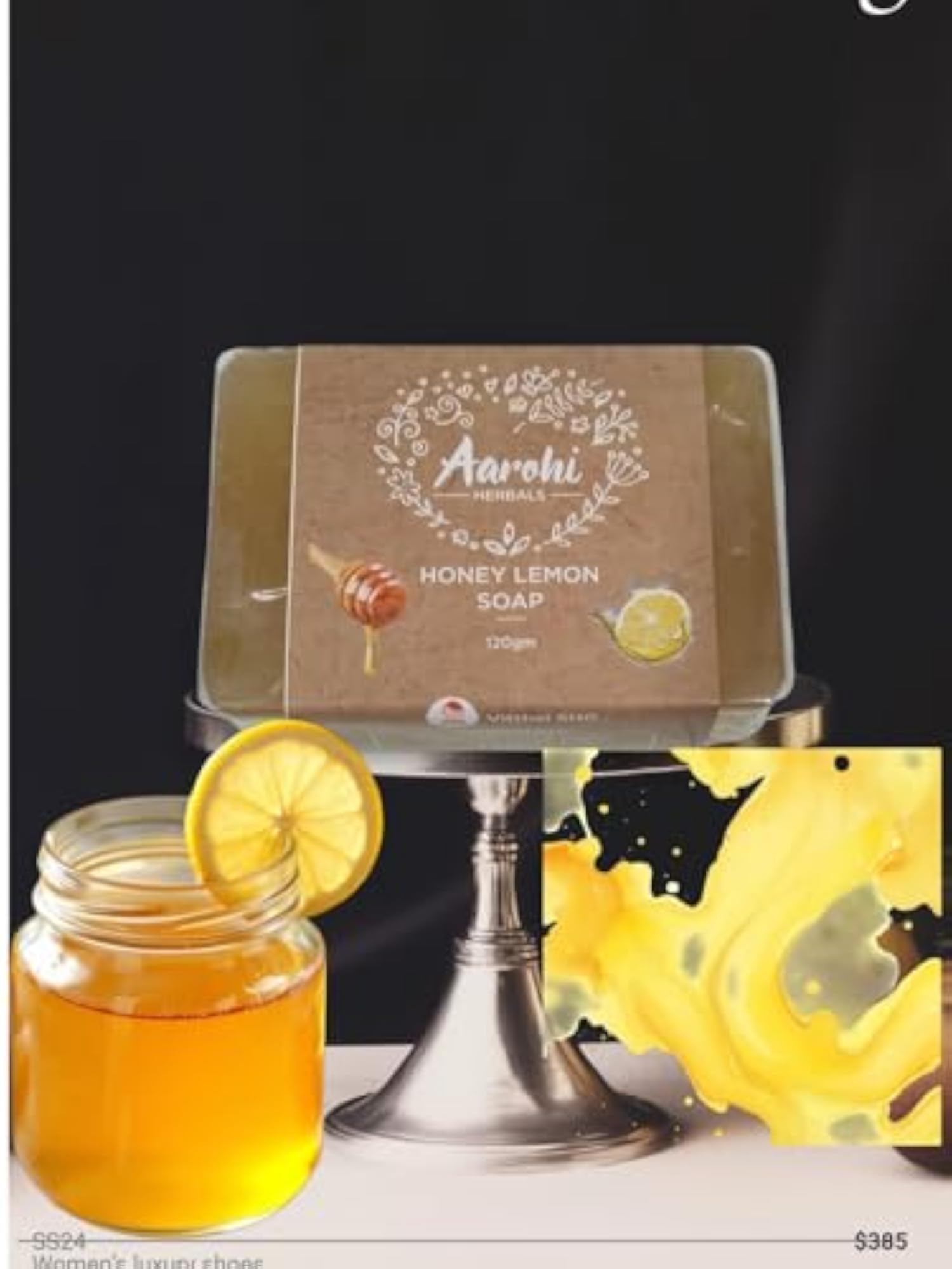 Honey Lemon Soap, Deep Cleansing and Moisturizing