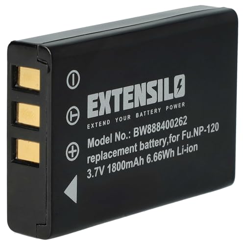 EXTENSILO 1x batería Compatible con Medion 20 MP Superzoom P44029, MD 86929 cámara (1800 mAh, 3,7 V, Li-Ion)