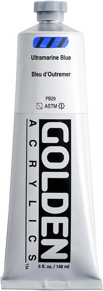 Golden Artist Colors Heavy Body Acrylic 5 oz. Ultramarine Blue