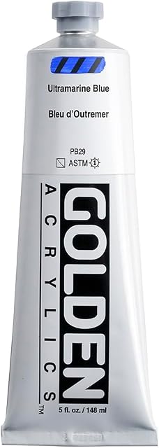 Golden : Heavy Body Acrylic Paint : 150ml : Ultramarine Blue