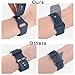 Meliya 4 Pack Silicone Watch Bands, 20mm 22mm Quick Release Soft Sport Replacement Watch Strap for Women Men (Black+Navy Blue+Green+Grey Blue, 22mm)